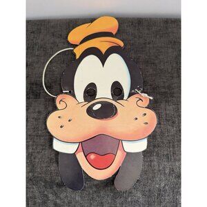 Vintage 1985 Cardboard Halloween Mask Disney Goofy
